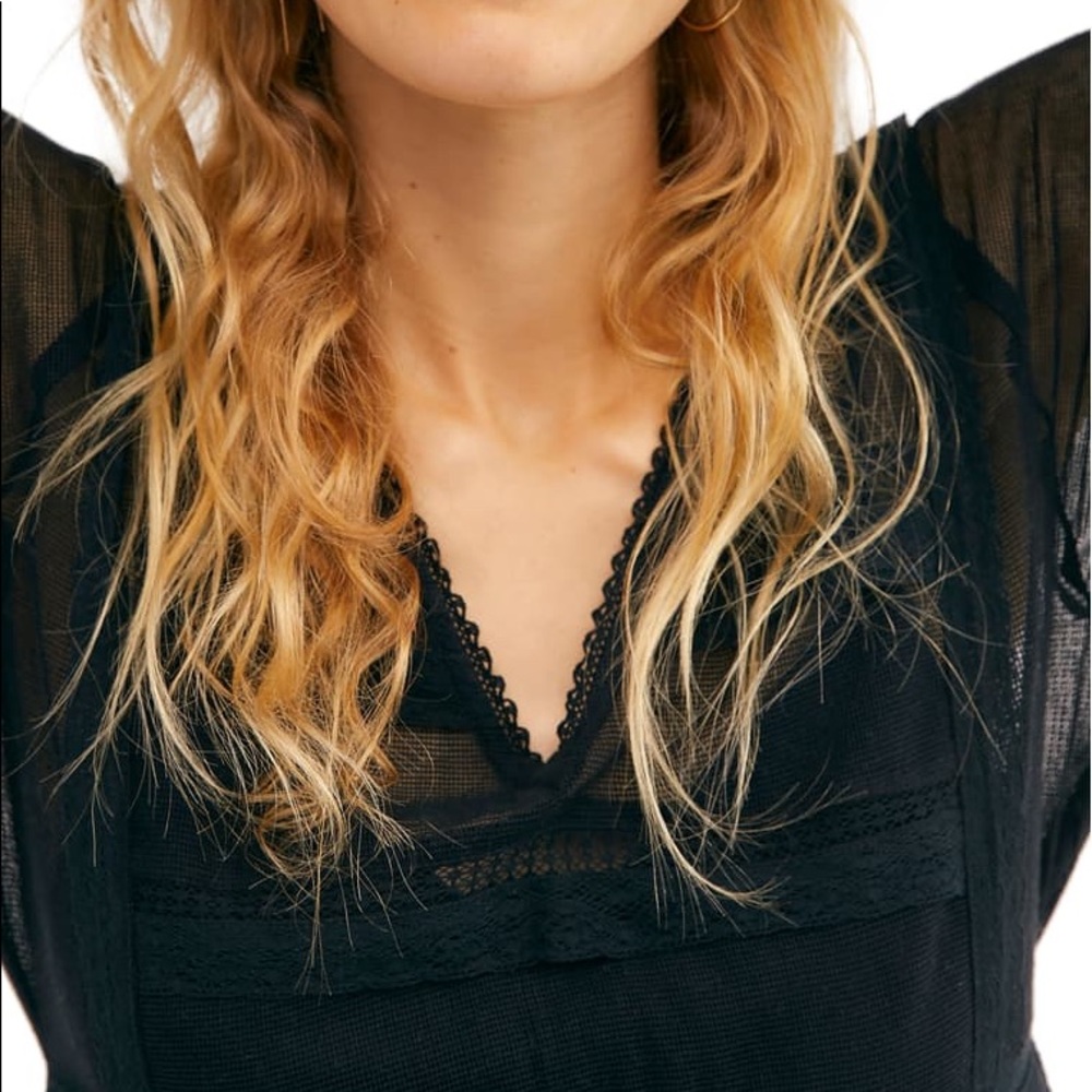 —SOLD—NWT Free People Black Dress - Picture 8 of 8